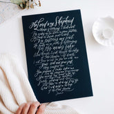 Words That Inspire Decoposter: The Lord Is My Shepherd